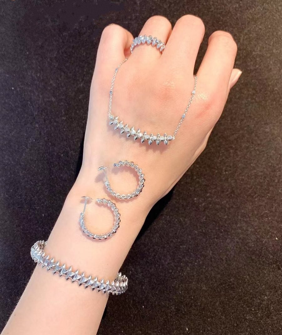[Love Lucky]CLASH SILVER BRACELET