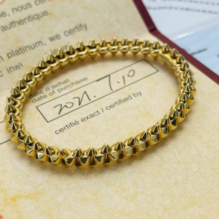 [Love Lucky]CLASH GOLD BRACELET