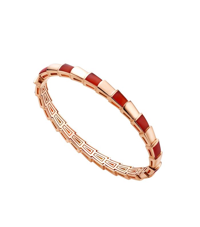 [Love Lucky]SERPENTI BRACELET PINK GOLD RUBELLITE