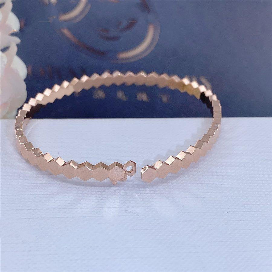 [Love Lucky]BEE LOVE PINK GOLD BRACELET