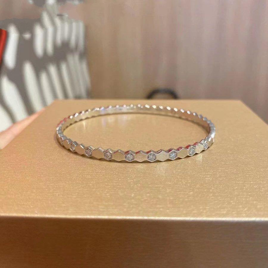 [Love Lucky]BEE LOVE SILVER DIAMOND BRACELET