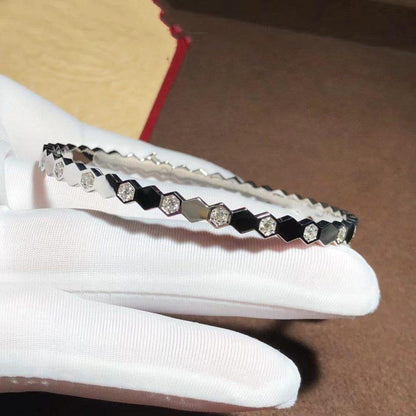 [Love Lucky]BEE LOVE SILVER DIAMOND BRACELET