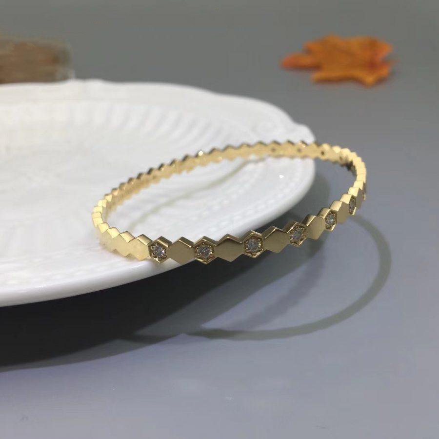 [Love Lucky]BEE LOVE GOLD DIAMOND BRACELET