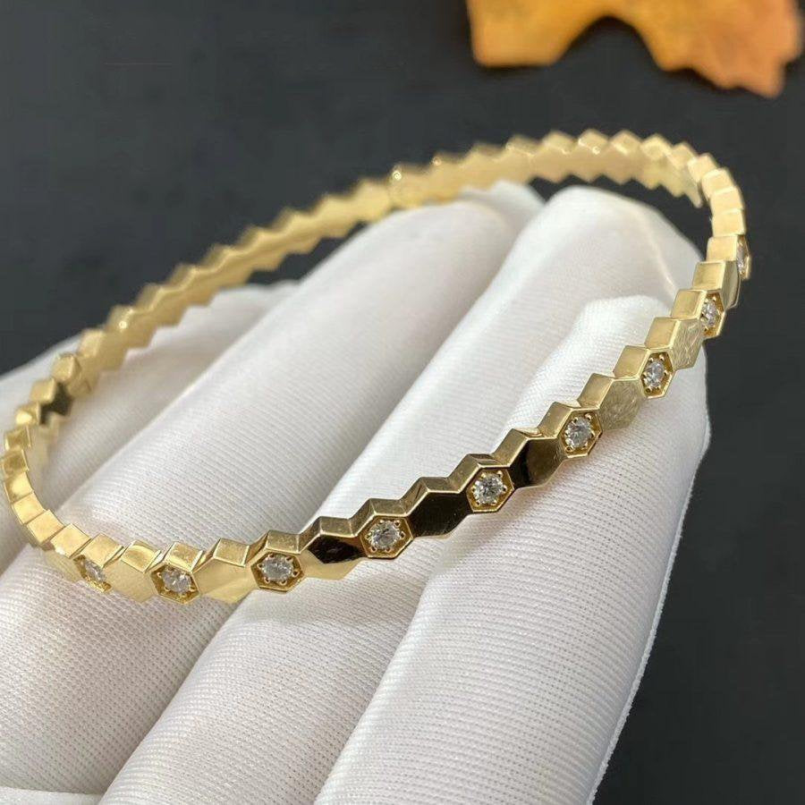 [Love Lucky]BEE LOVE GOLD DIAMOND BRACELET