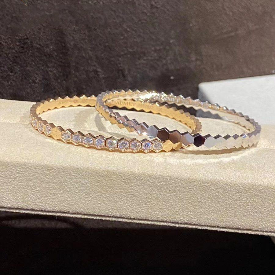 [Love Lucky]BEE LOVE GOLD BRACELET FULL DIAMOND