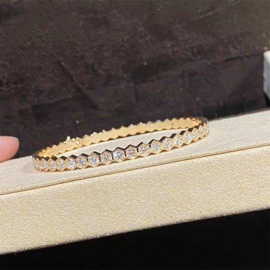 [Love Lucky]BEE LOVE GOLD BRACELET FULL DIAMOND