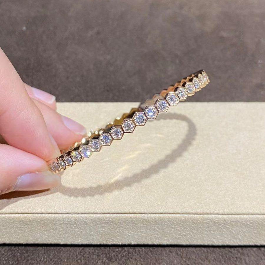 [Love Lucky]BEE LOVE GOLD BRACELET FULL DIAMOND