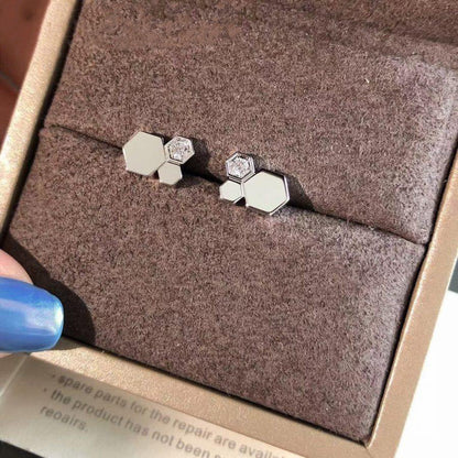 [Love Lucky]BEE LOVE SILVER DIAMOND EARRINGS