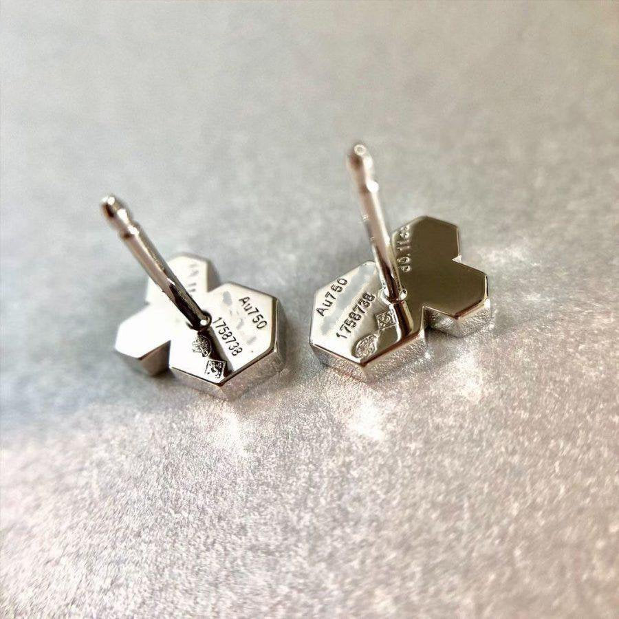 [Love Lucky]BEE LOVE SILVER DIAMOND EARRINGS