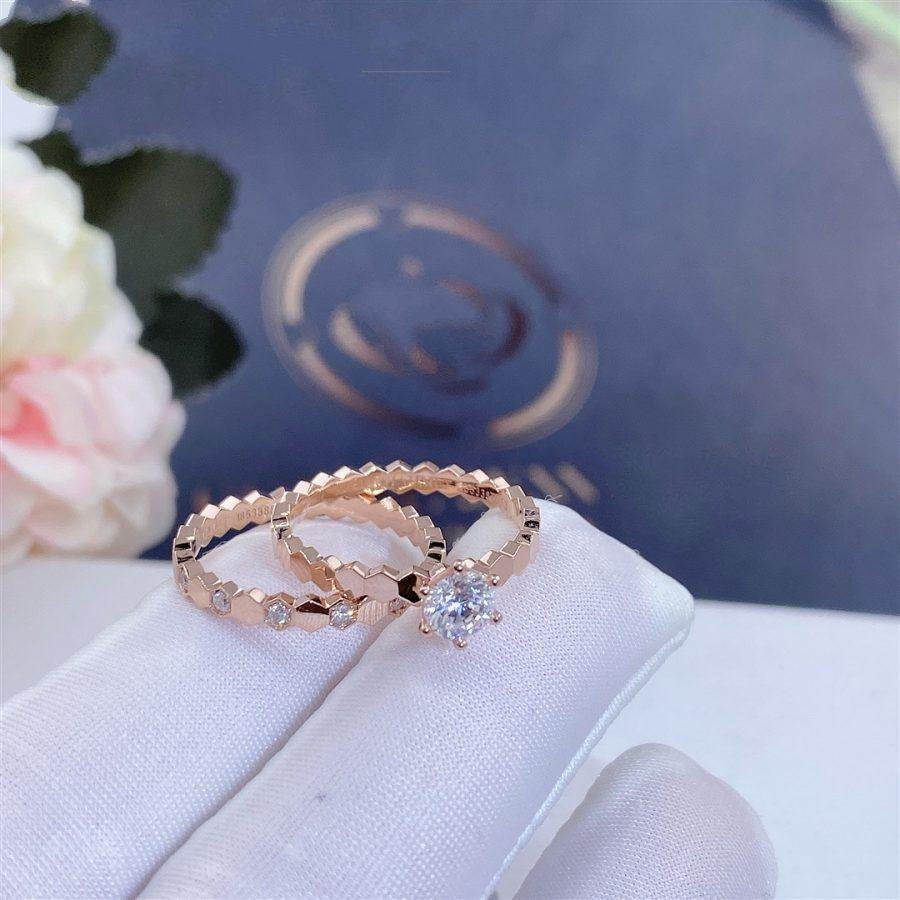 [Love Lucky]BEE LOVE RING PINK GOLD 1 DIAMOND