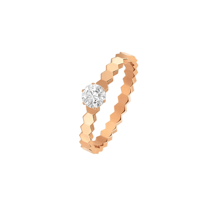 [Love Lucky]BEE LOVE RING PINK GOLD 1 DIAMOND