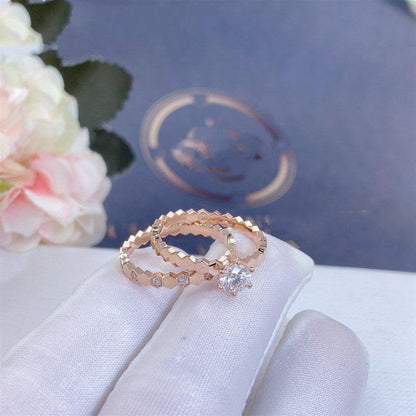 [Love Lucky]BEE LOVE RING PINK GOLD DIAMOND