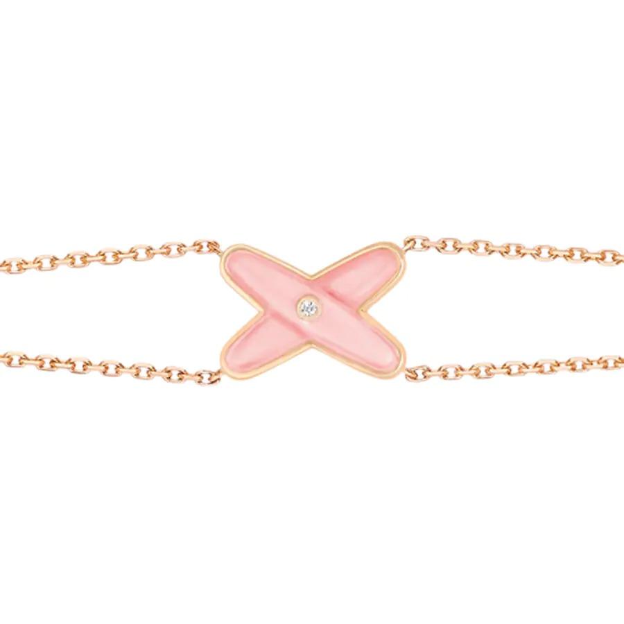 [Love Lucky]JEUX BRACELET PINK MOP PINK GOLD 1 DIAMOND
