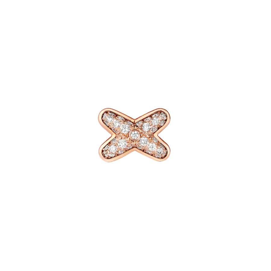[Love Lucky]JEUX DE PINK GOLD DIAMOND EARRINGS
