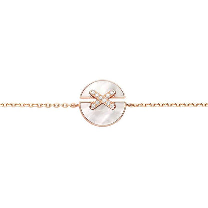 [Love Lucky]JEUX DE BRACELET MOP PINK GOLD DIAMONDS