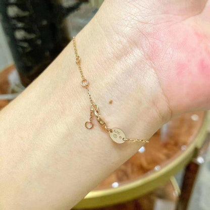 [Love Lucky]JEUX DE BRACELET MOP PINK GOLD DIAMONDS