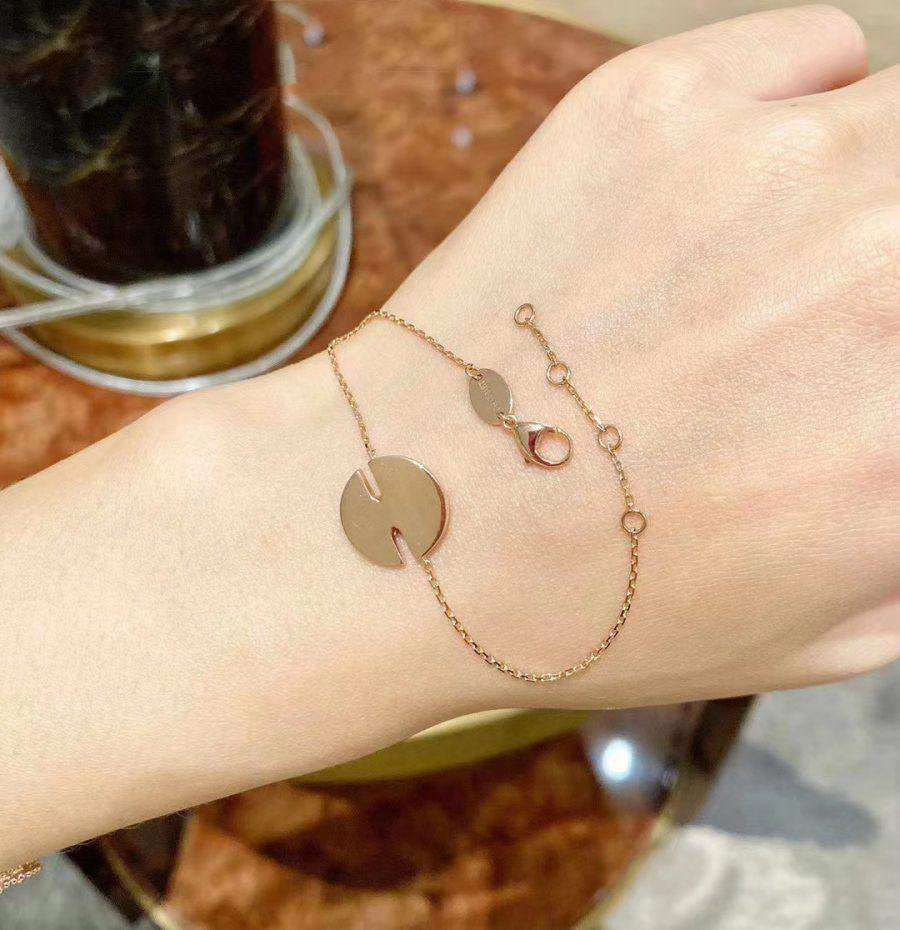 [Love Lucky]JEUX DE BRACELET MOP PINK GOLD DIAMONDS