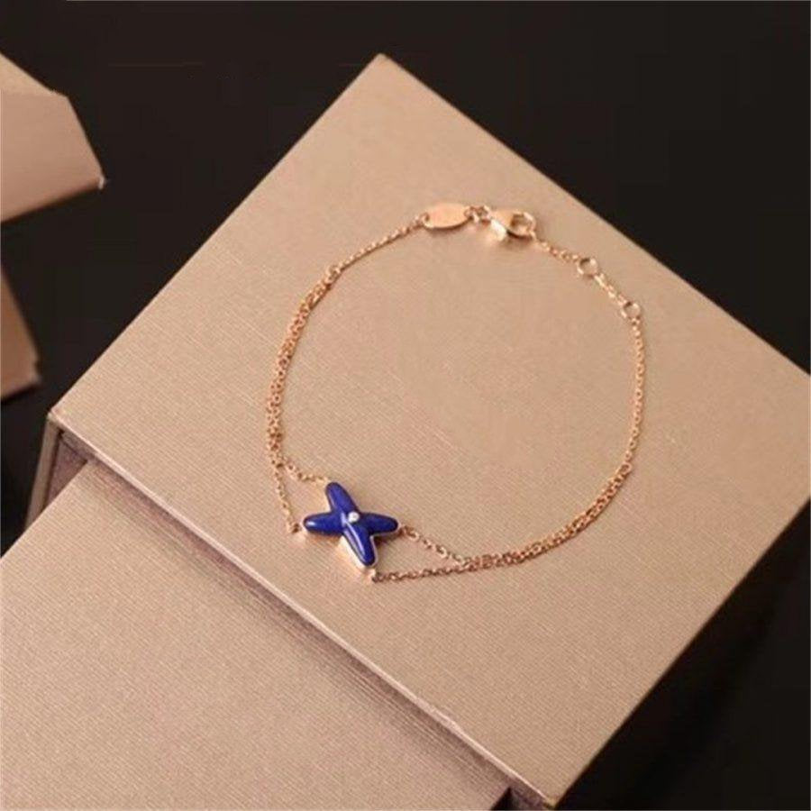 [Love Lucky]Hollow Design Four-Leaf Clover Flower Shape Ring