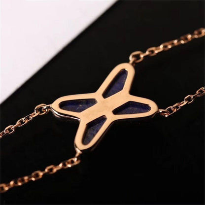 [Love Lucky]Hollow Design Four-Leaf Clover Flower Shape Ring