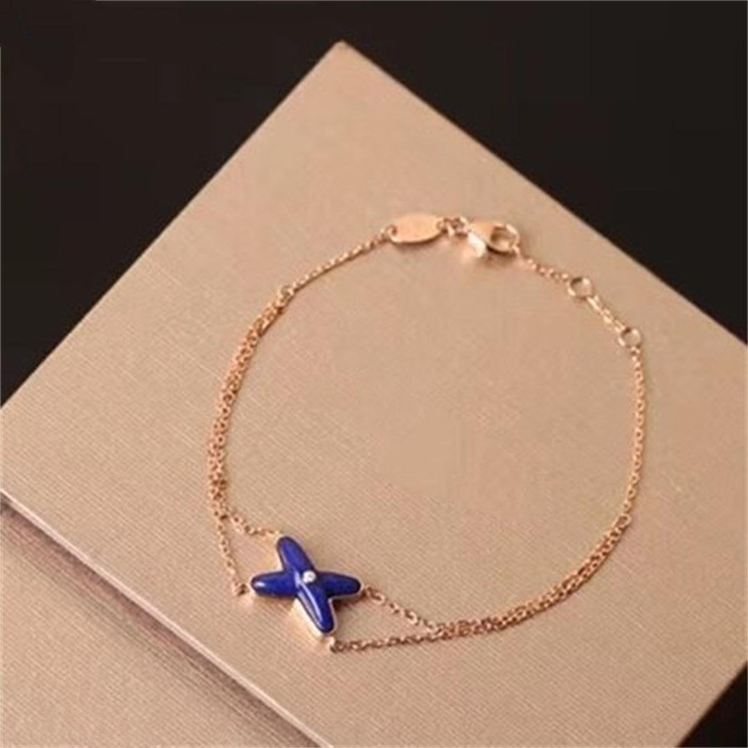 [Love Lucky]Hollow Design Four-Leaf Clover Flower Shape Ring