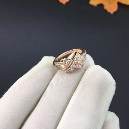 [Love Lucky]JEUX DE RING PINK GOLD DIAMOND