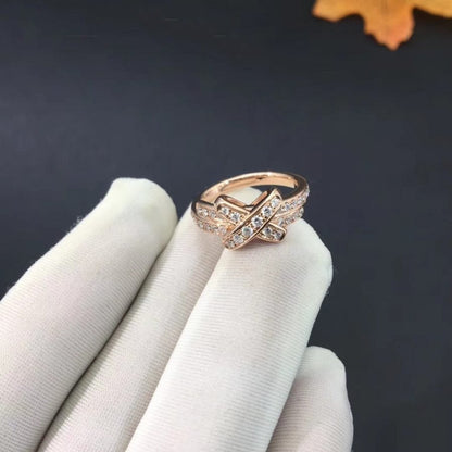 [Love Lucky]JEUX DE RING PINK GOLD DIAMOND