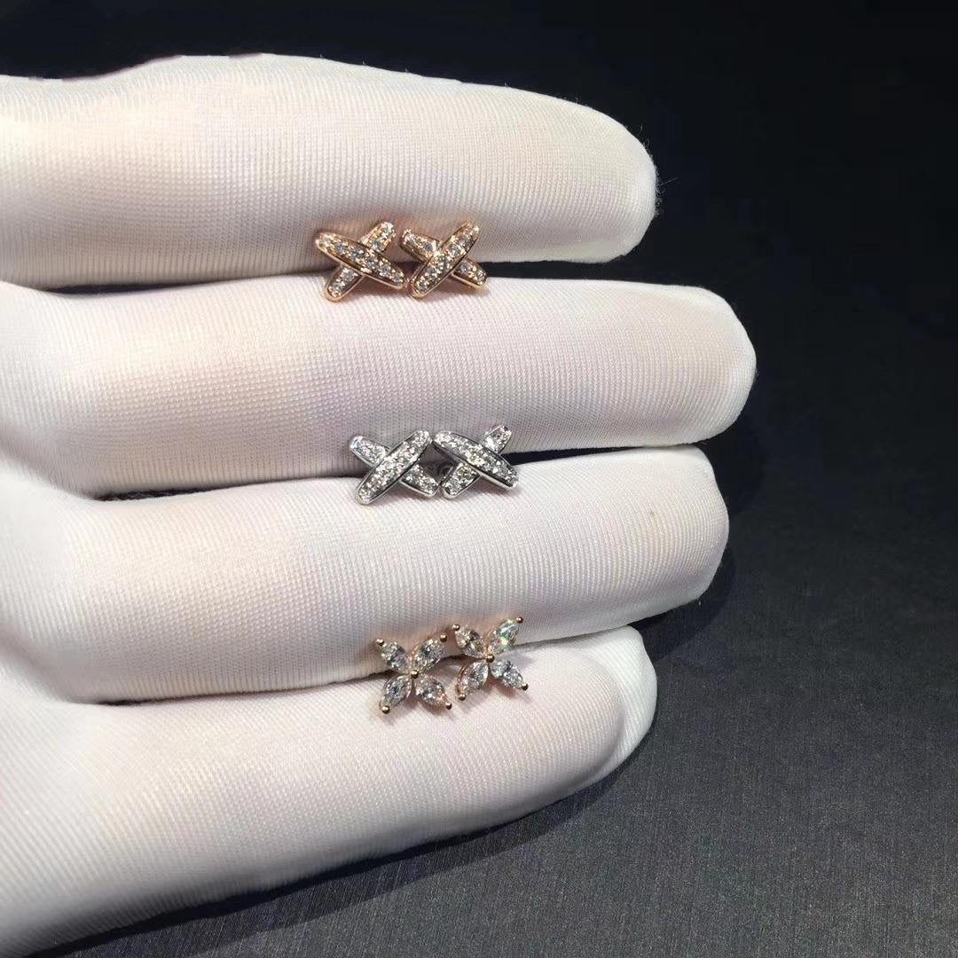 [Love Lucky]JEUX DE DIAMOND EARRINGS