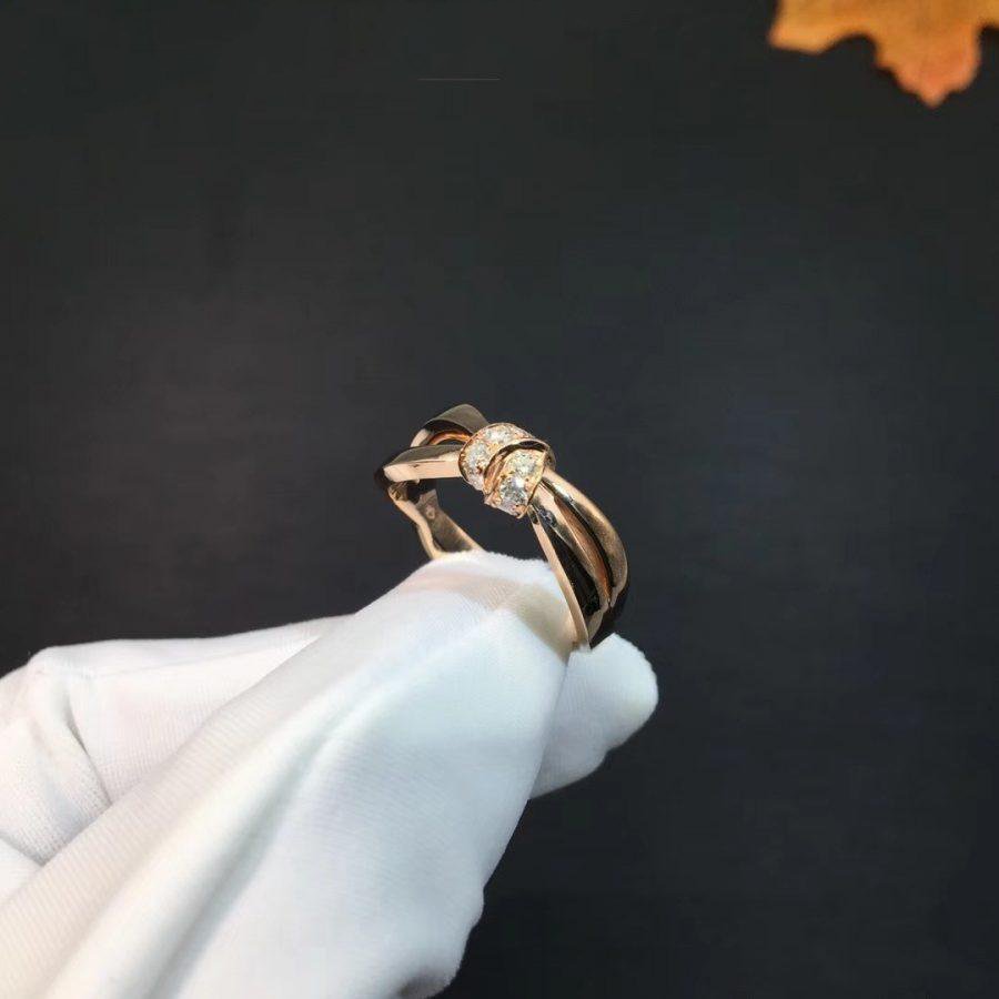 [Love Lucky]LIENS RING PINK GOLD DIAMOND