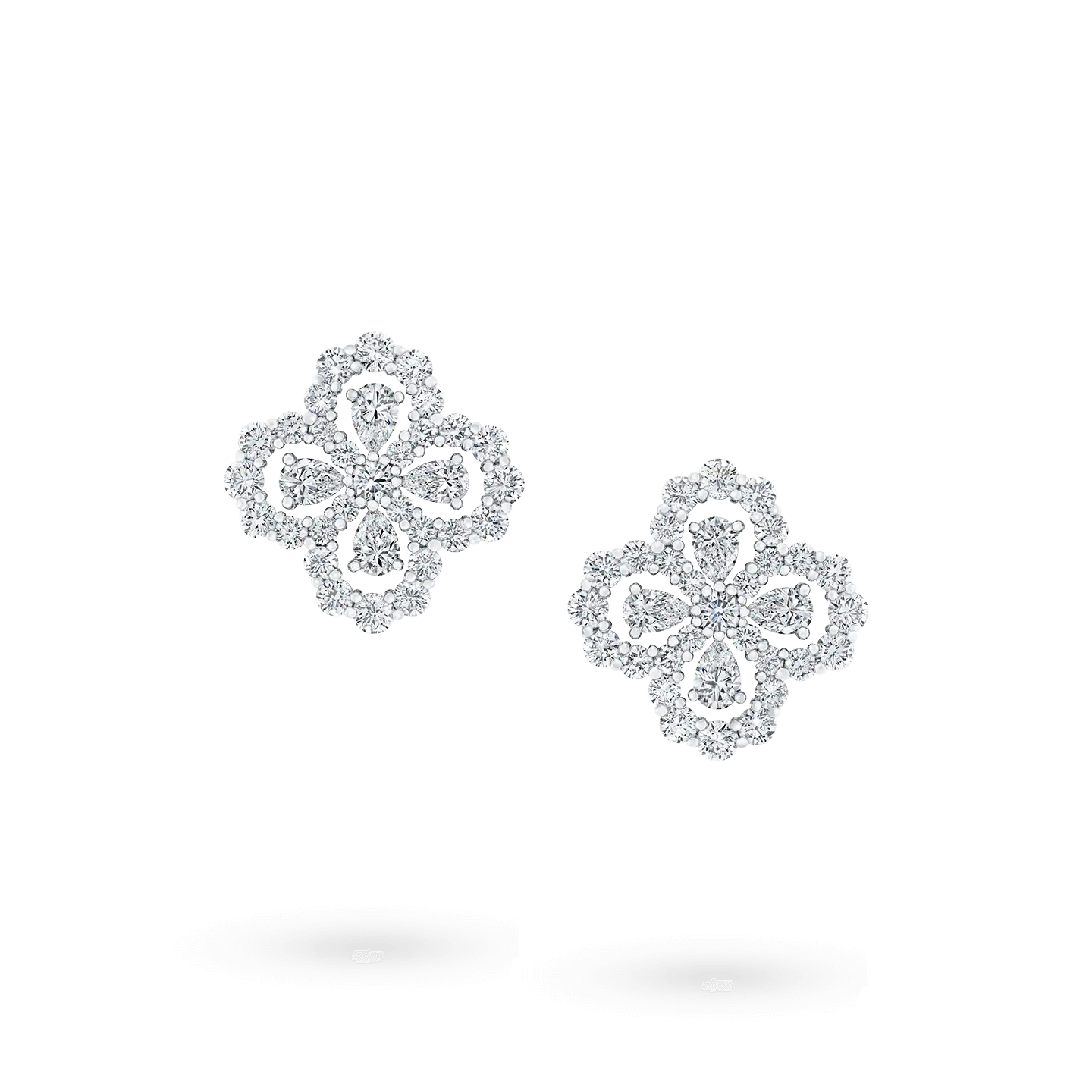 [Love Lucky]LOOP EARRINGS FULL MOTIF DIAMOND 16MM