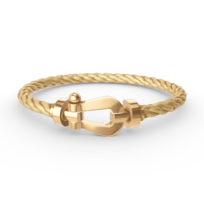 [Love Lucky]FORCE LARGE HORSESHOE NO DIAMOND BRACELET GOLD