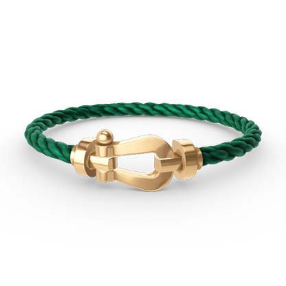 [Love Lucky]FORCE LARGE HORSESHOE NO DIAMOND BRACELET GOLD