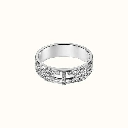 [Love Lucky]KELLY SILVER DIAMOND RING