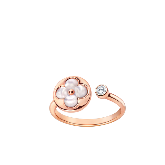 [Love Lucky]SUN 1 DIAMOND PINK MOP RING