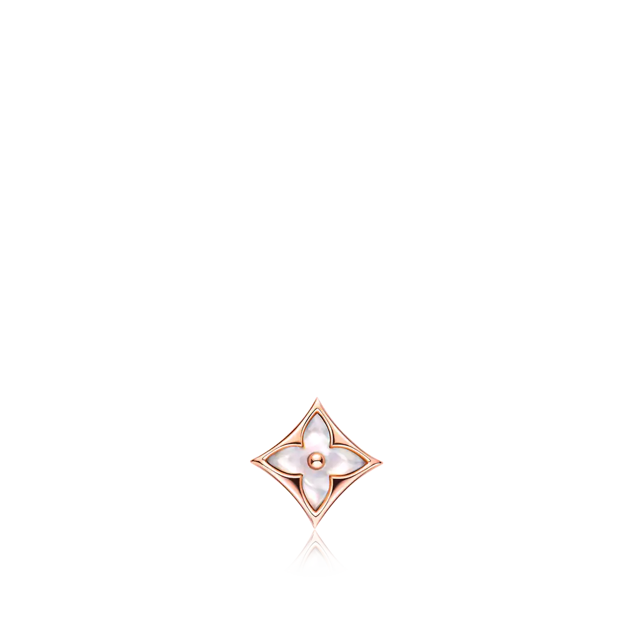 [Love Lucky]STAR MOP PINK GOLD EARRINGS