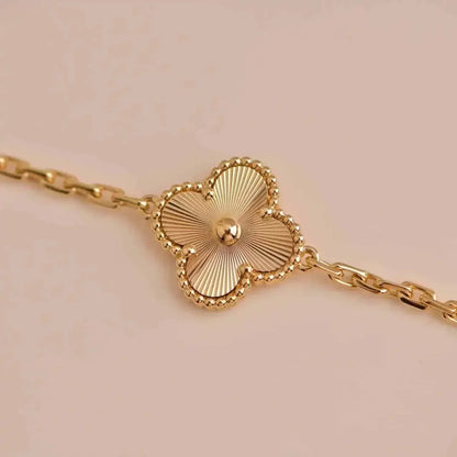 [Love Lucky]CLOVER 5 FLOWERS LASER BRACELET
