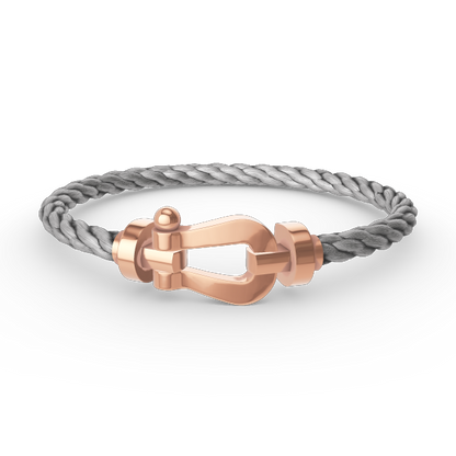 [Love Lucky]FORCE LARGE HORSESHOE NO DIAMOND BRACELET ROSE GOLD
