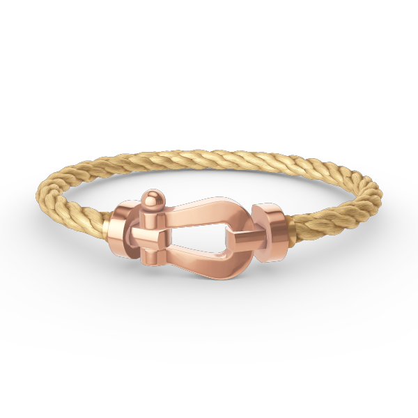 [Love Lucky]FORCE LARGE HORSESHOE NO DIAMOND BRACELET ROSE GOLD