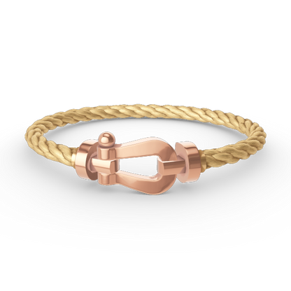 [Love Lucky]FORCE LARGE HORSESHOE NO DIAMOND BRACELET ROSE GOLD