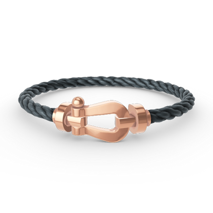 [Love Lucky]FORCE LARGE HORSESHOE NO DIAMOND BRACELET ROSE GOLD
