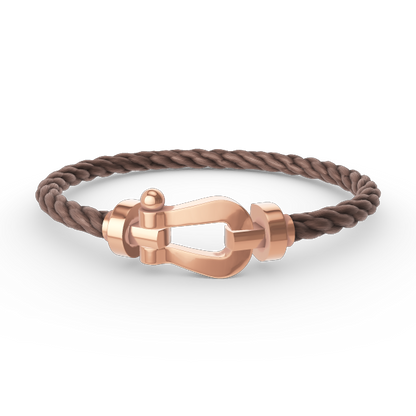 [Love Lucky]FORCE LARGE HORSESHOE NO DIAMOND BRACELET ROSE GOLD