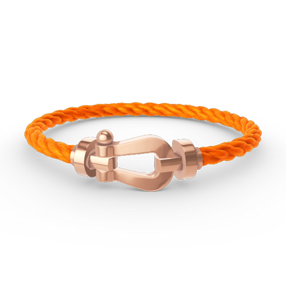 [Love Lucky]FORCE LARGE HORSESHOE NO DIAMOND BRACELET ROSE GOLD