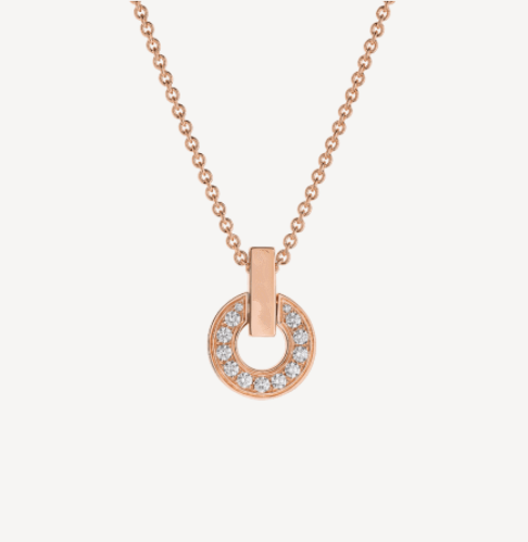 [Love Lucky]GARI NECKLACE PINK GOLD DIAMOND