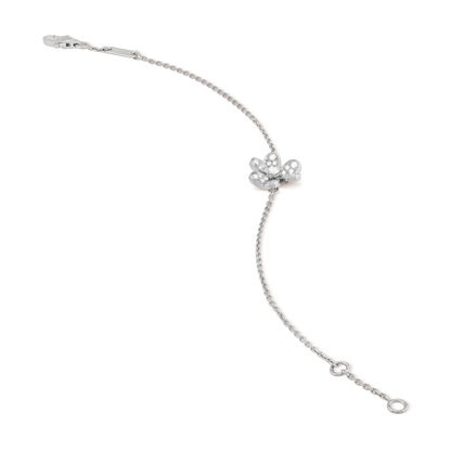 [Love Lucky]FRIVOLE SILVER FLOWER DIAMOND BRACELET