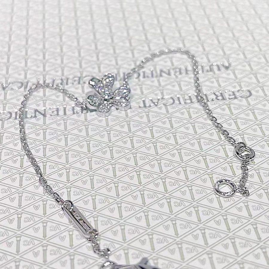 [Love Lucky]FRIVOLE SILVER FLOWER DIAMOND BRACELET