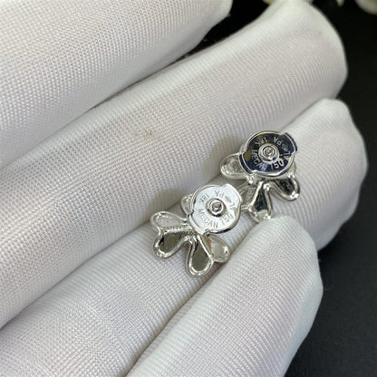 [Love Lucky]FRIVOLE MINI SILVER FLOWER EARRINGS