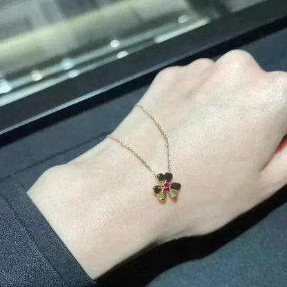 [Love Lucky]FRIVOLE GOLD FLOWER NECKLACE
