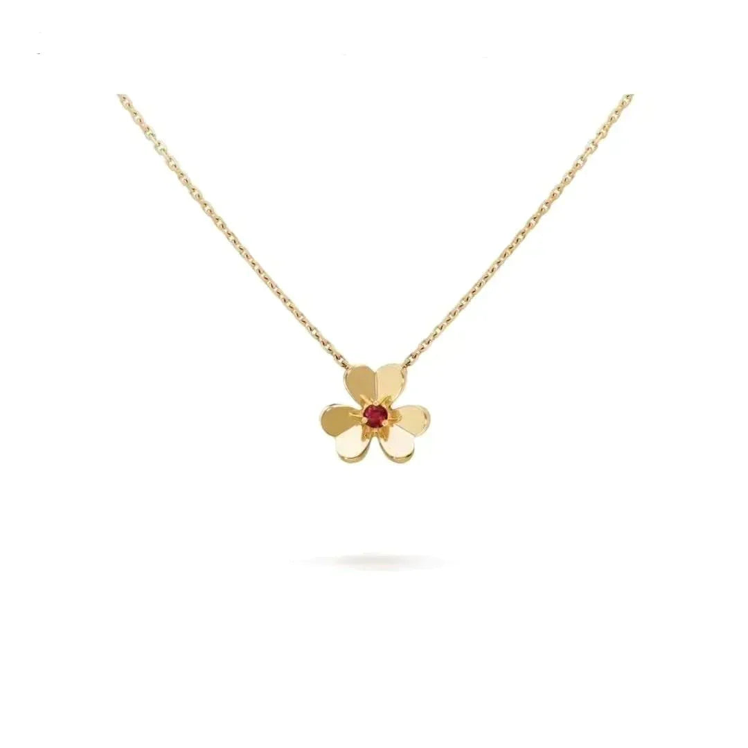 [Love Lucky]FRIVOLE GOLD FLOWER NECKLACE
