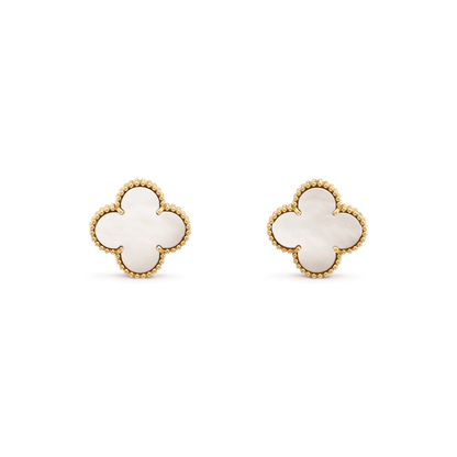 [Love Lucky]CLOVER MINI GOLD EARRINGS
