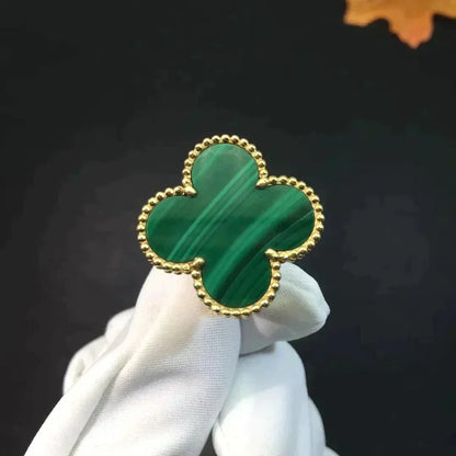 [Love Lucky]CLOVER MALACHITE RING