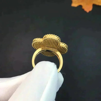 [Love Lucky]CLOVER MALACHITE RING